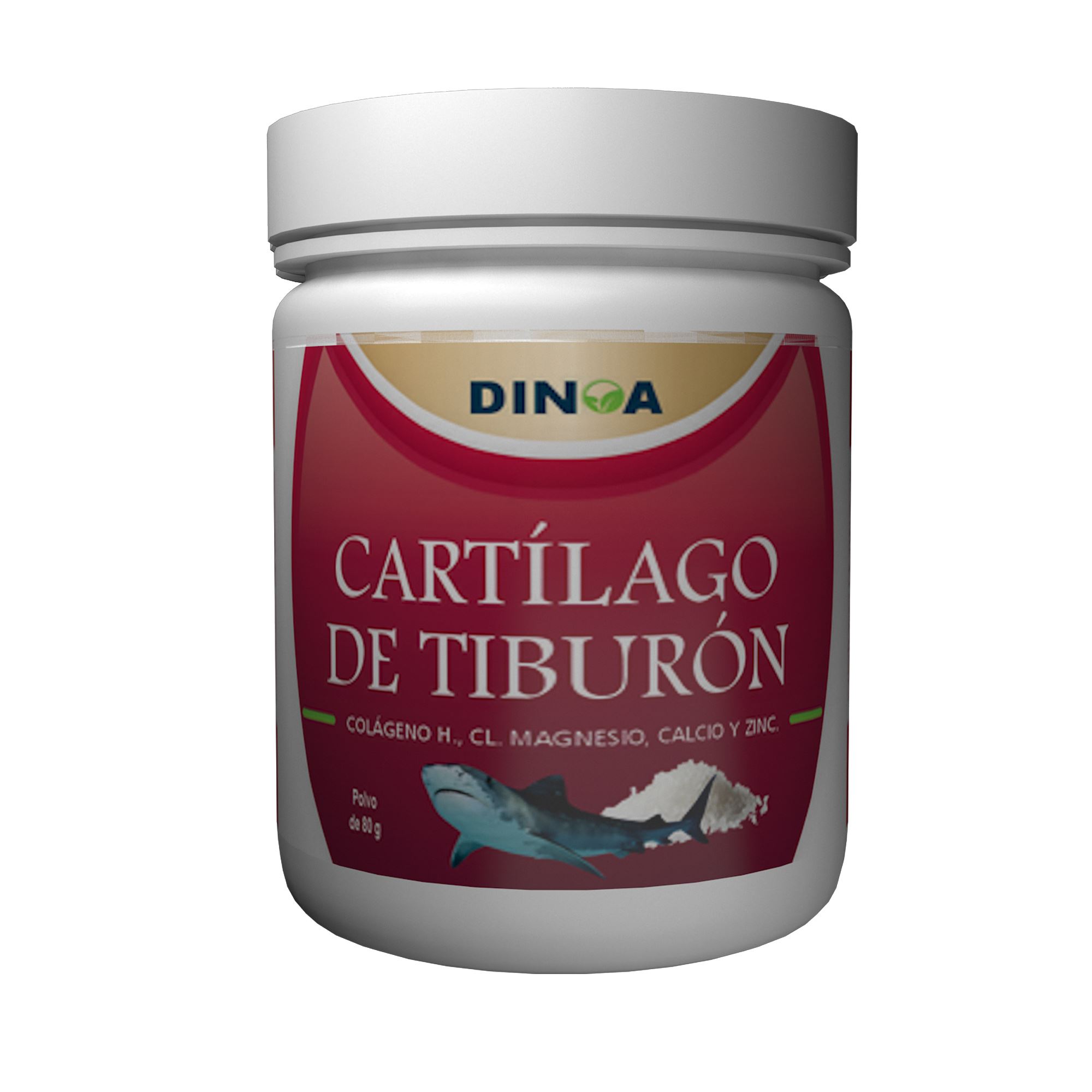 DINOA - Cartílago de Tiburón x 80 gr Polvo | Juntoz