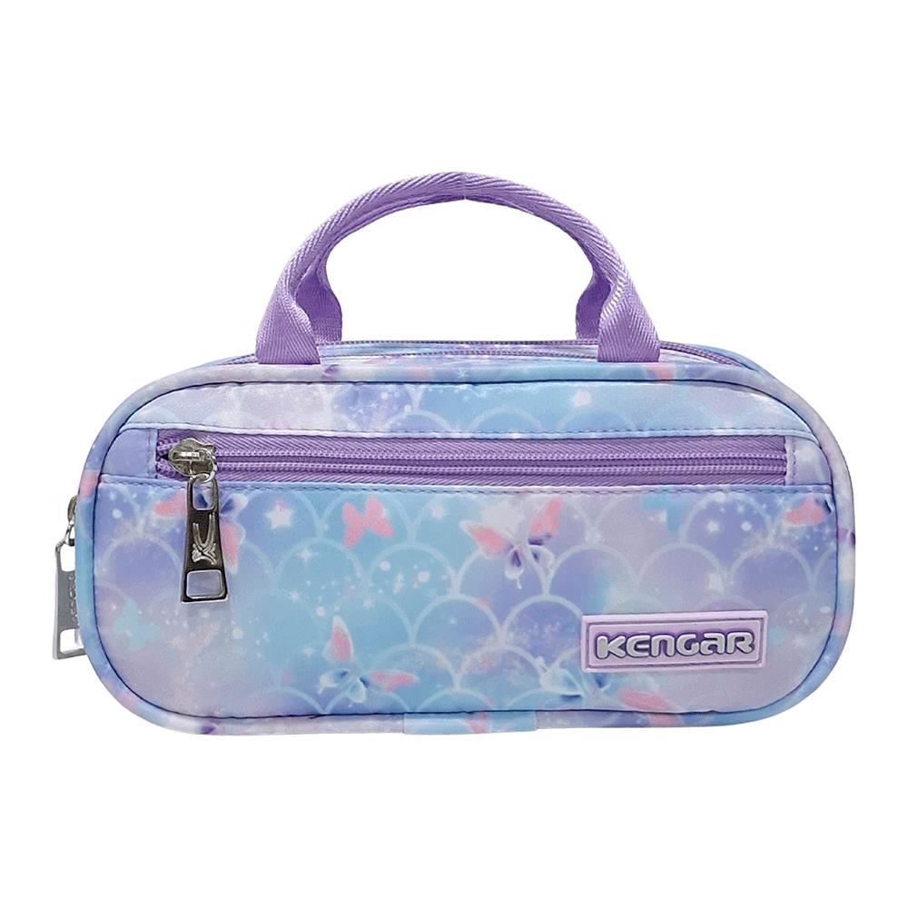 Cartuchera de Dos Divisiones Modelo Kawai Kengar - Estampado Niña 1