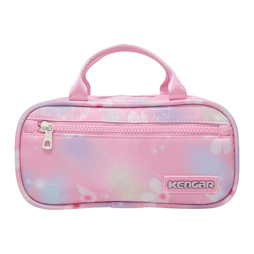 Cartuchera de Dos Divisiones Modelo Kawai Kengar - Estampado Niña 2