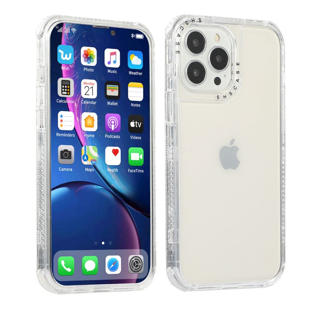 Case Compatible con iPhone 16 Pro Max Antishock 360 Transparente