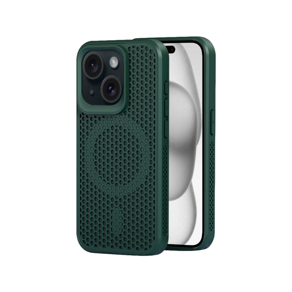 Case Compatible con iPhone 15 Verde Magsafe Disipación