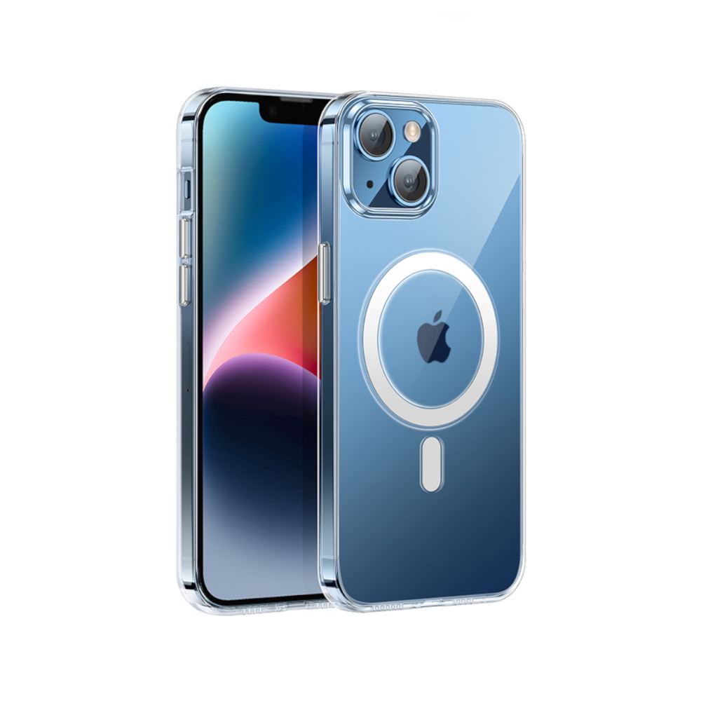 Case Compatible con iPhone 15 Plus Transparente con MagSafe