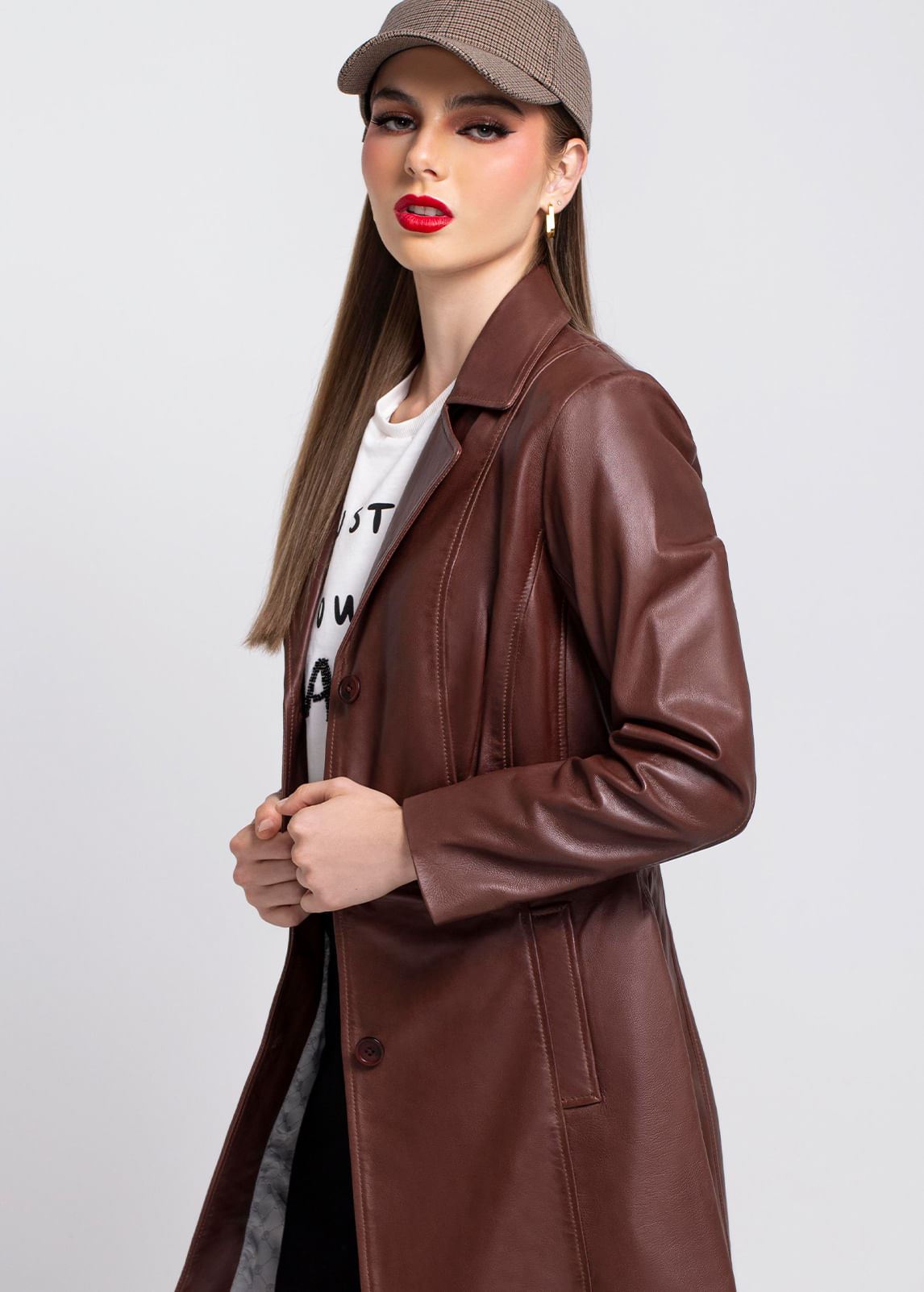 SACO LARGO DE CORTE MODERNO