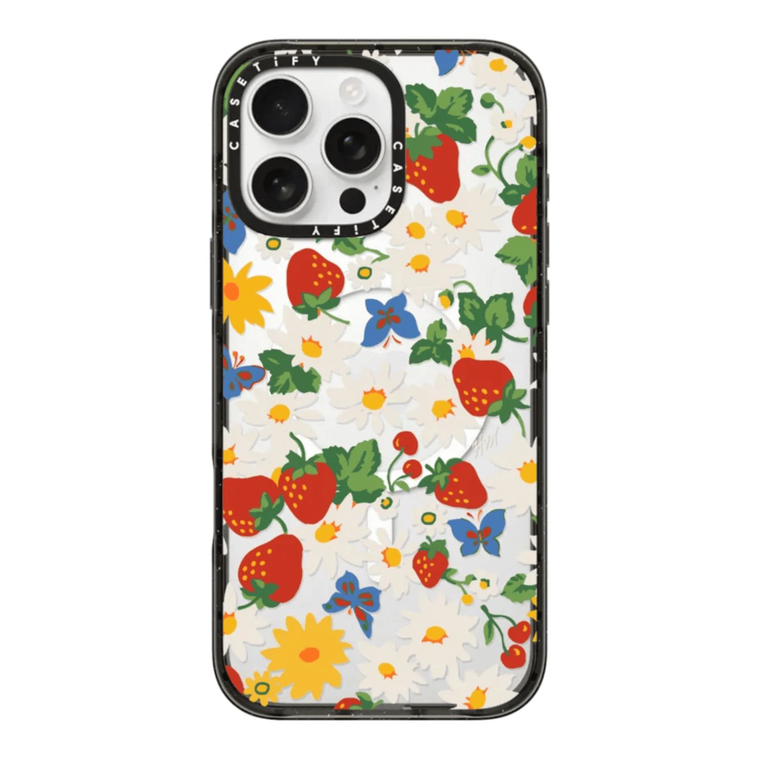Case Casetify Strawberry Daisy con Magsafe - Iphone 14 Plus