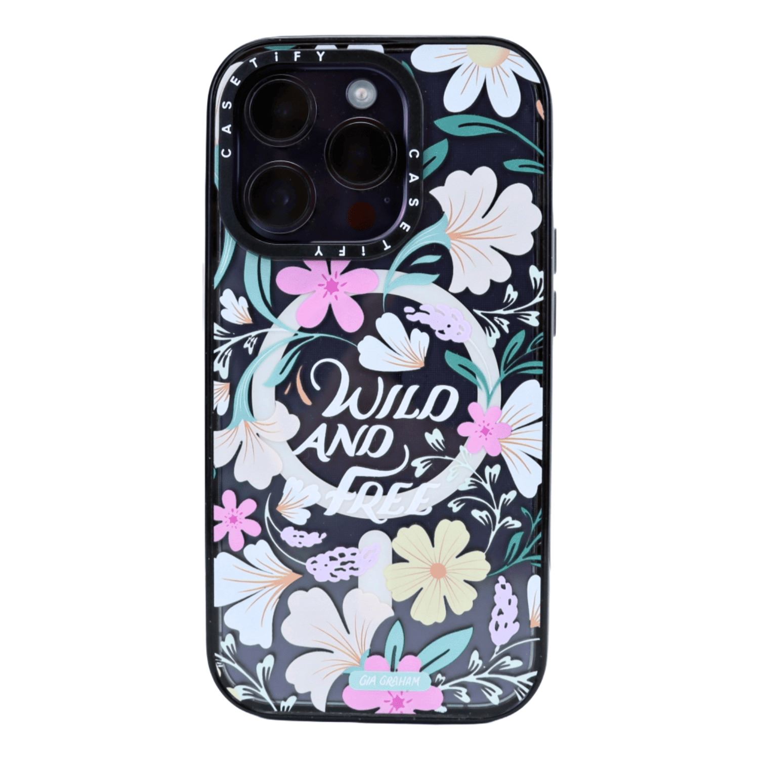 Case Casetify Wild And Free By Gia Graham con Magsafe - Iphone 15 Plus