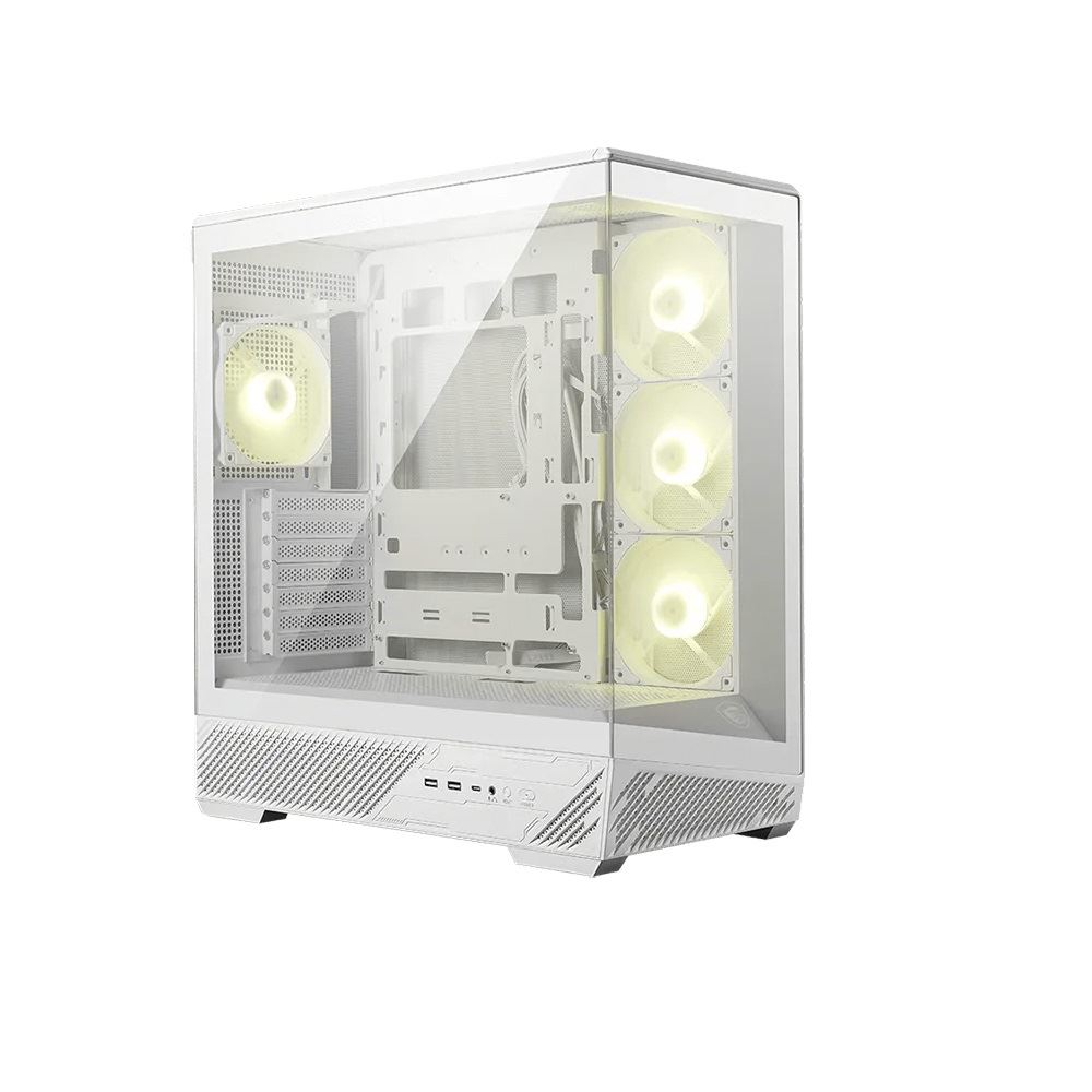 Case MSI MAG PANO 130R PZ BLACK Mid-Tower Soporta Mini-ITX Micro-ATX ATX Blanco