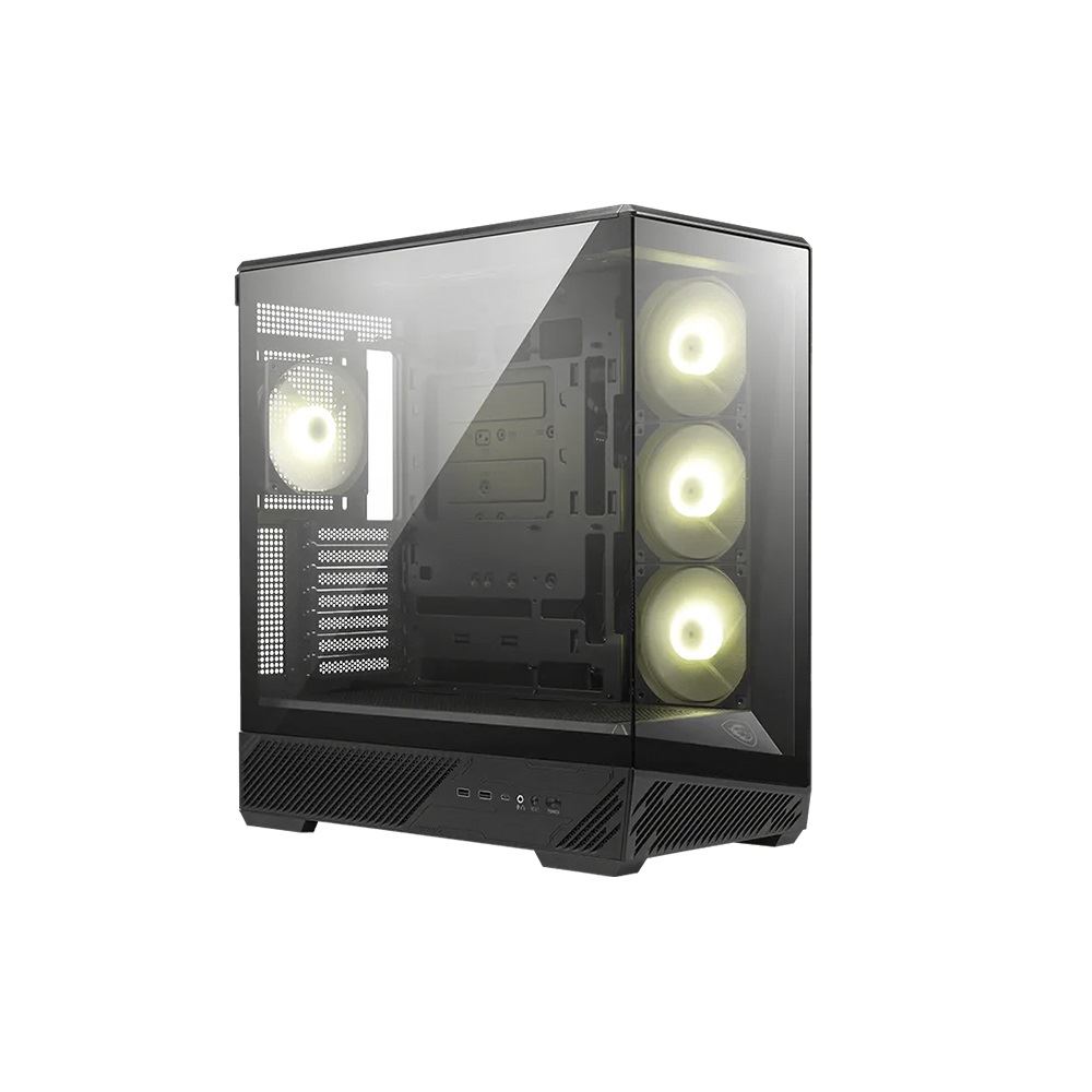 Case MSI MAG PANO 130R PZ BLACK Mid-Tower Soporta Mini-ITX Micro-ATX ATX Negro