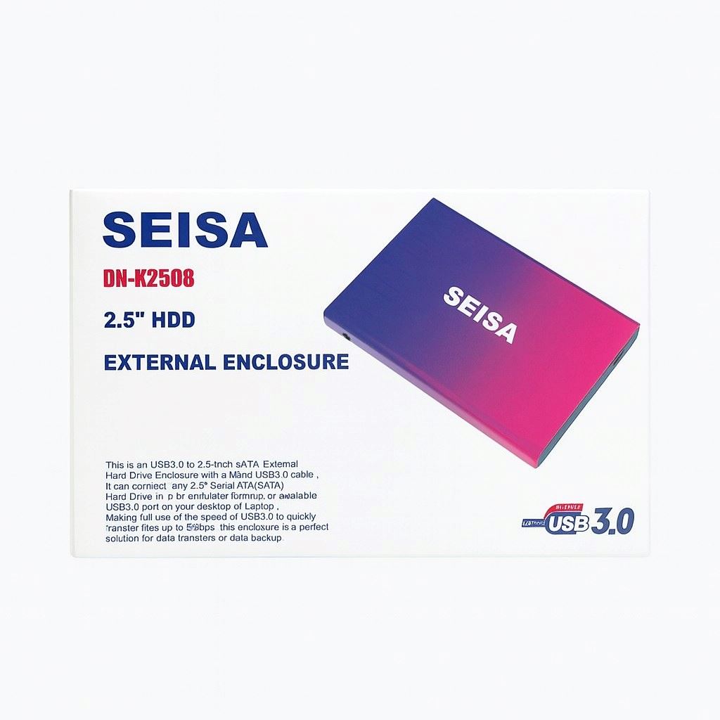 Case Externo Seisa Dn-k2508 Para Disco Duro 2.5'' Hdd – Usb 3.0