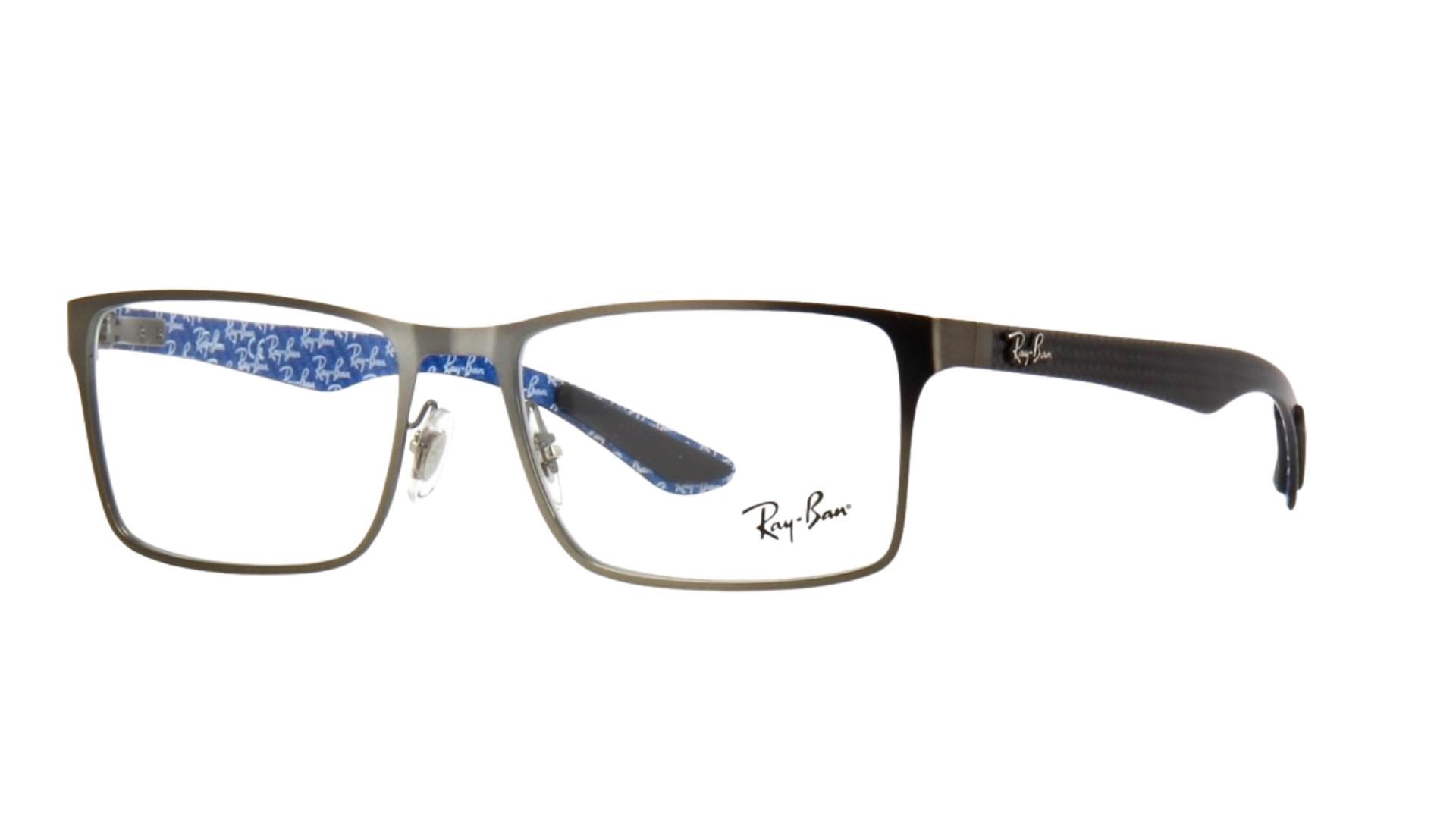 Montura Ray-Ban RB8415 Fibra de Carbono Azul Gun Metal
