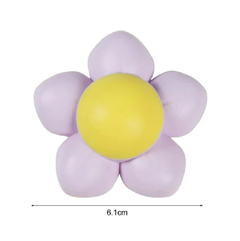 Juguete catnip caramelo duro para gatos diseño flor lila