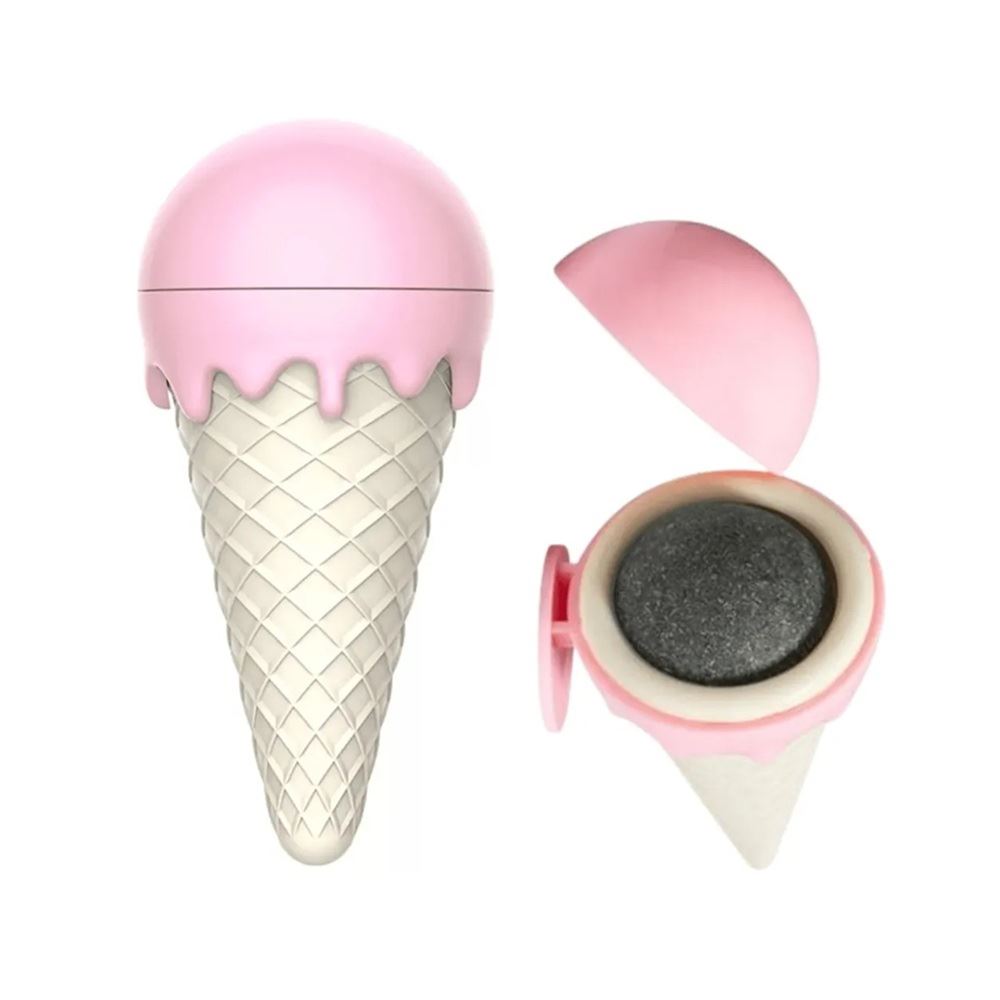 Juguete catnip caramelo duro para gatos diseño helado rosado