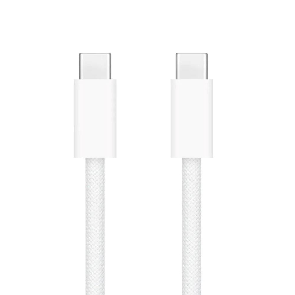Cable Conector Trenzado USB-C a USB-C (1M) Blanco
