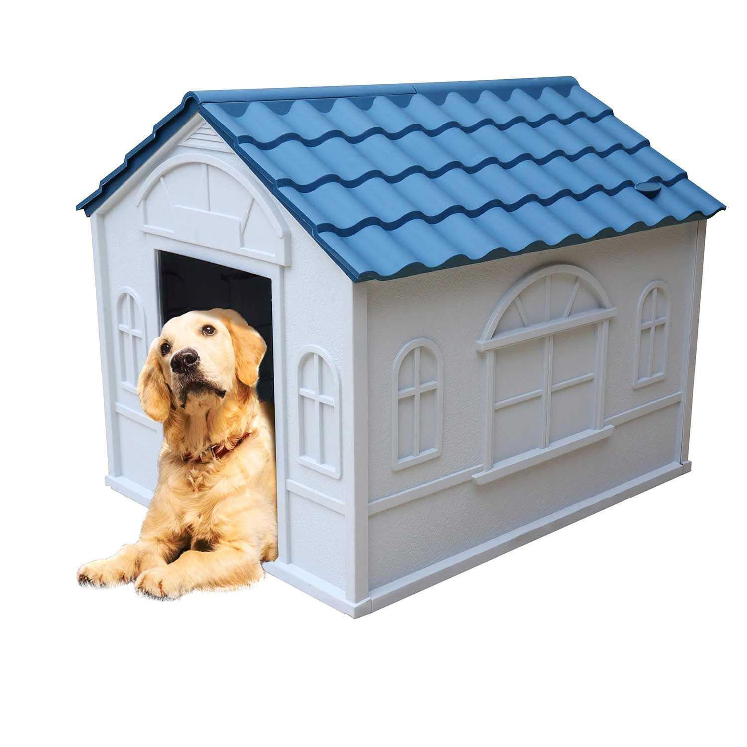 CASA PARA PERRO DE PVC MEDIANA COOL PETS