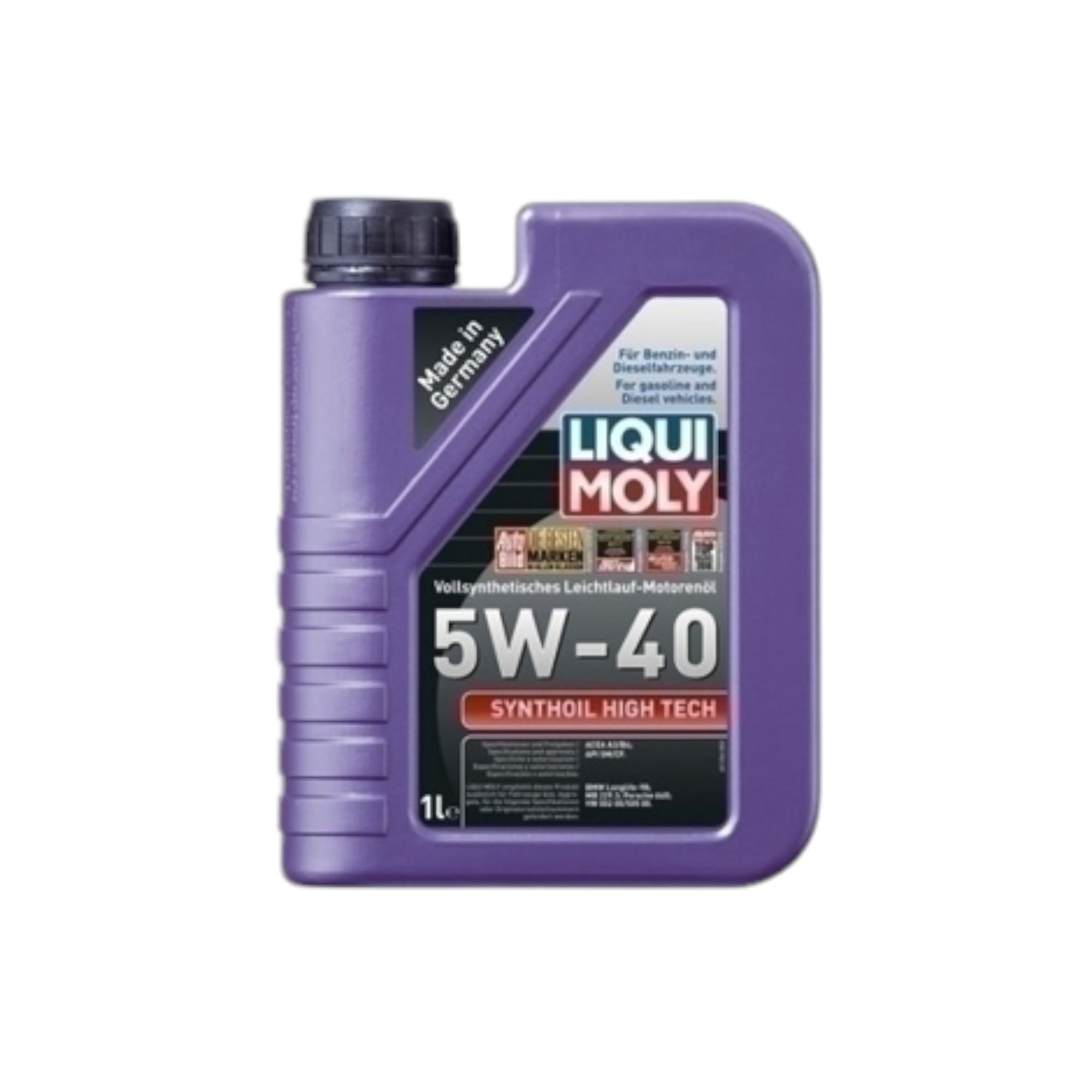 ACEITE LIQUI MOLY  5W40  SYNTHOIL HIGH TECH 1L