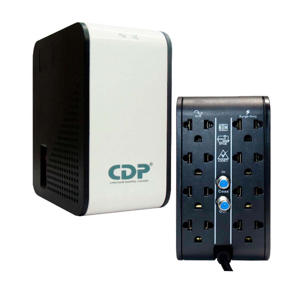 Estabilizador CDP R2C-AVR1008i 1000VA 500W 8 Tomas