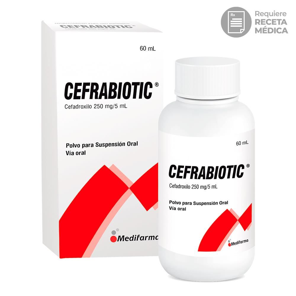 Cefrabiotic 250 mg/5 mL Polvo para Suspensión Oral