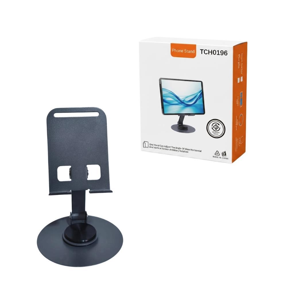 Soporte Metalico  Giratorio 360  Para Celular y Tablet  5.1  a 12 Pulgadas  Tch0196