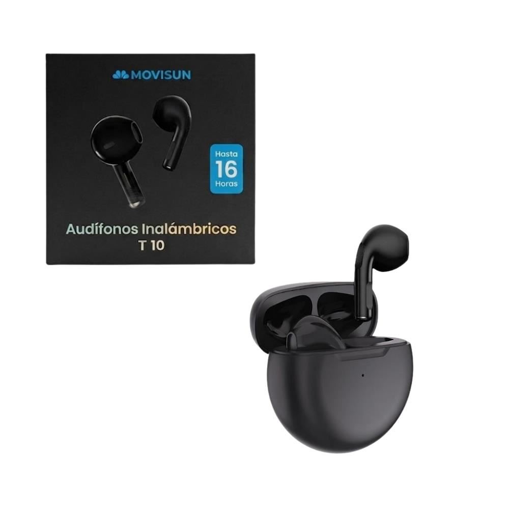 Audifonos Inalambricos Bluetooth WS con Microfono Control Tactil y Hasta 16 Horas de Autonomia para Android y iPhone Movisun