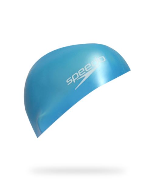 Gorro Speedo Plain Moulded Silicon Jr Celeste