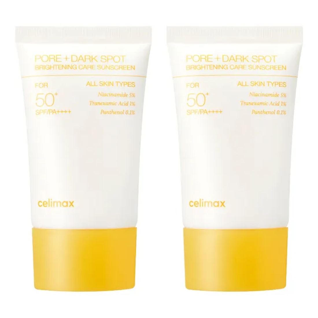 Celimax - Set de protección solar con tratamiento para aclarar los poros y las manchas oscuras