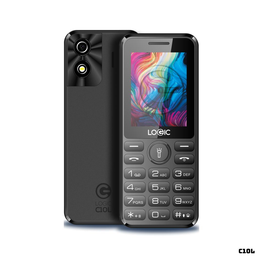 CELULAR BASICO LOGIC C10L 4G DUAL SIM - NEGRO