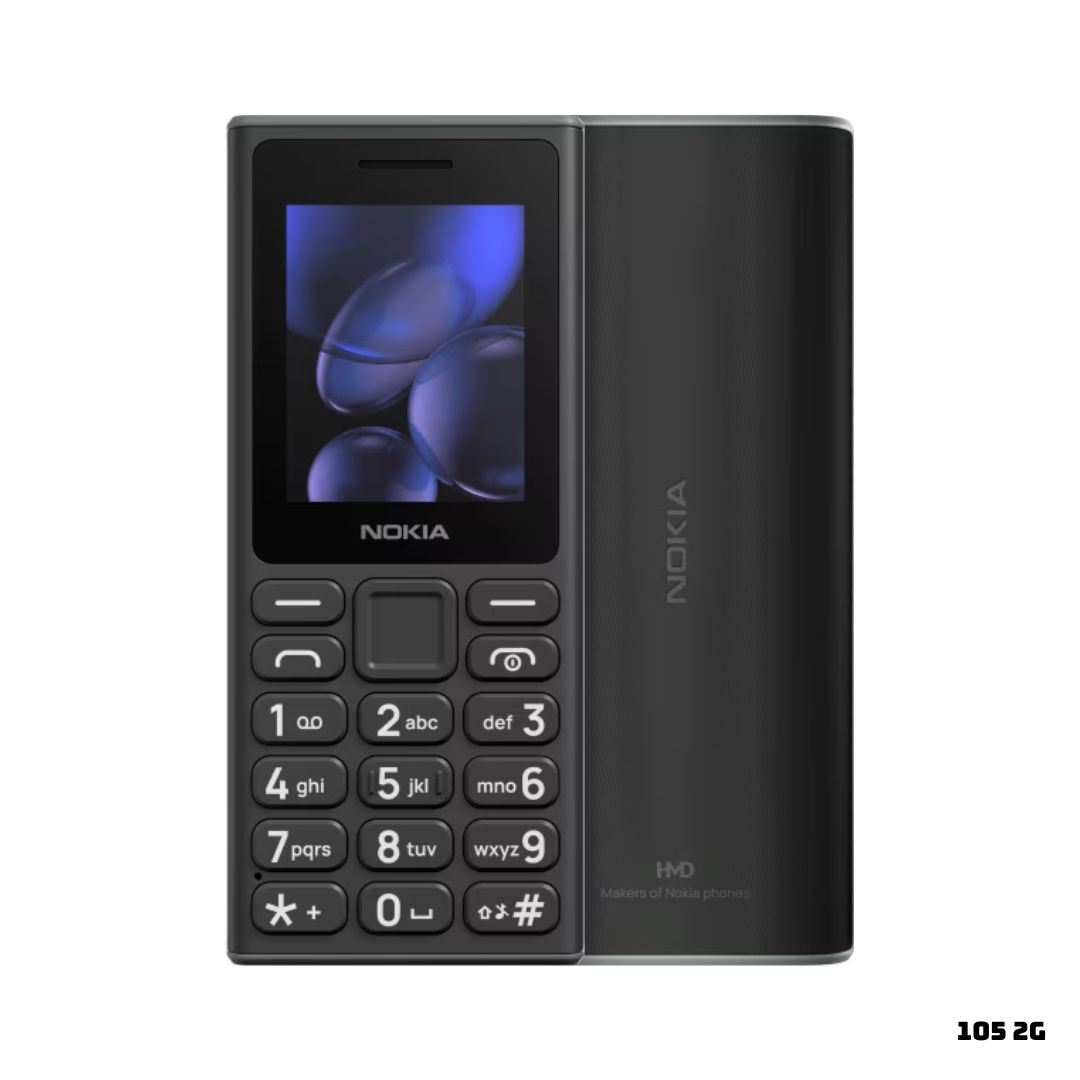 CELULAR BASICO NOKIA 105 2G DUAL SIM - NEGRO