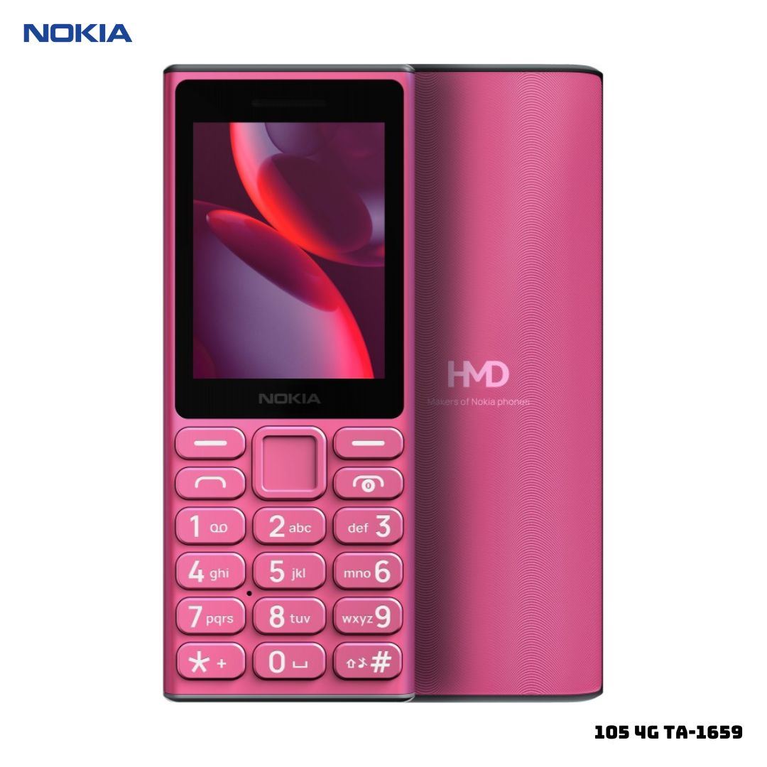 CELULAR BASICO NOKIA 105 4G TA-1659 DUAL SIM - ROSADO