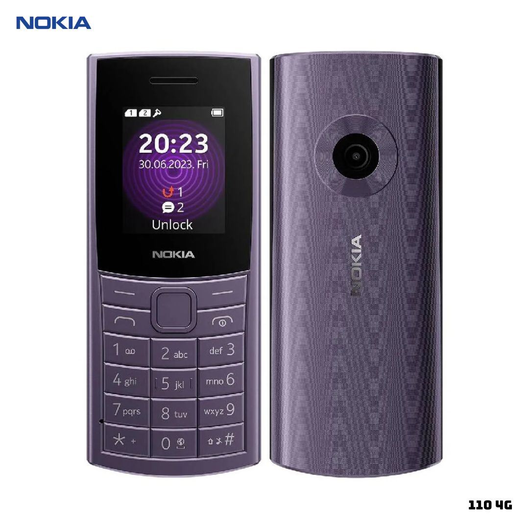 CELULAR BASICO NOKIA 110 4G DUAL SIM - MORADO ARTICO