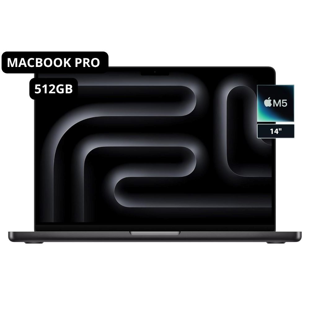 MACBOOK PRO 14" (M5) 16GB RAM + 512GB SSD - SPACE BLACK (Teclado Americano)
