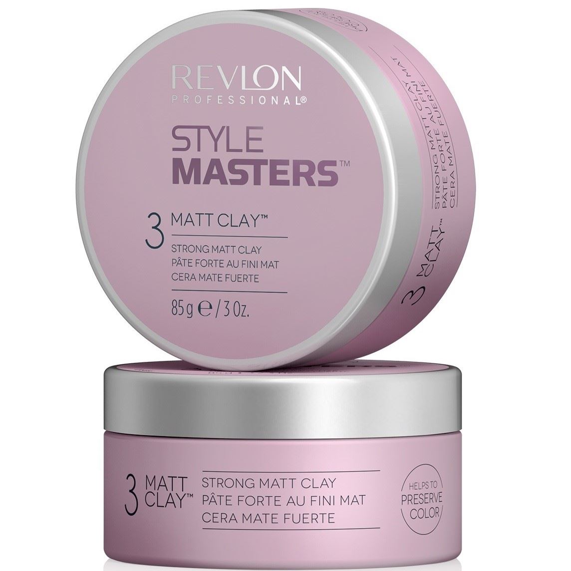 Cera Mate Alta Fijación Style Masters Matt Clay Revlon 85gr