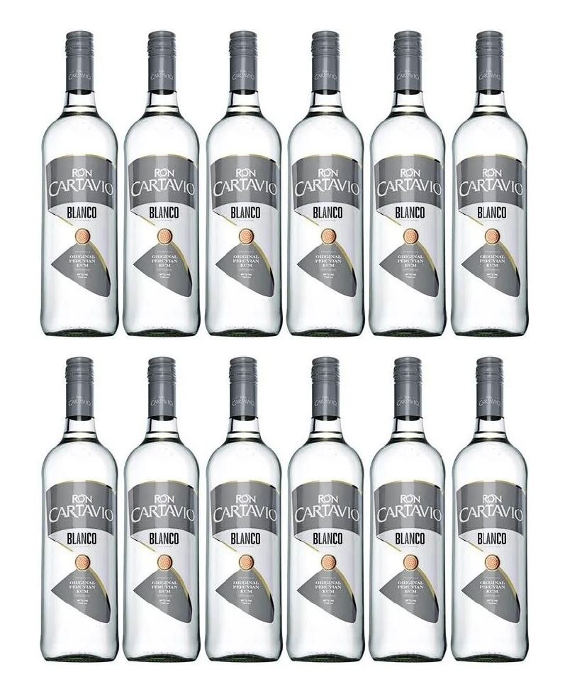 Ron Cartavio Blanco 750ml - 12 UND