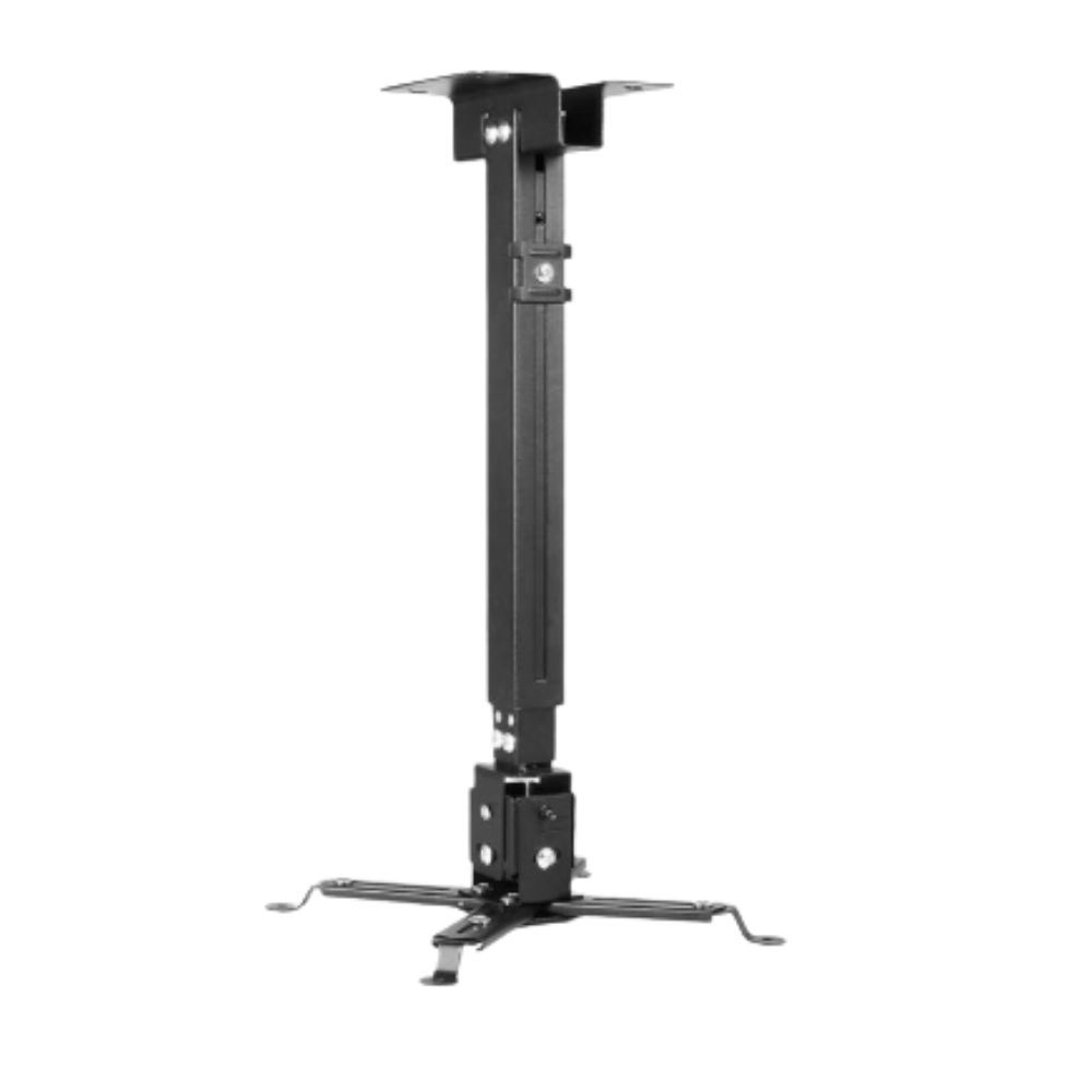 Rack soporte para proyector multimedia, extensible, acero inoxidable, soporta hasta 10 kg