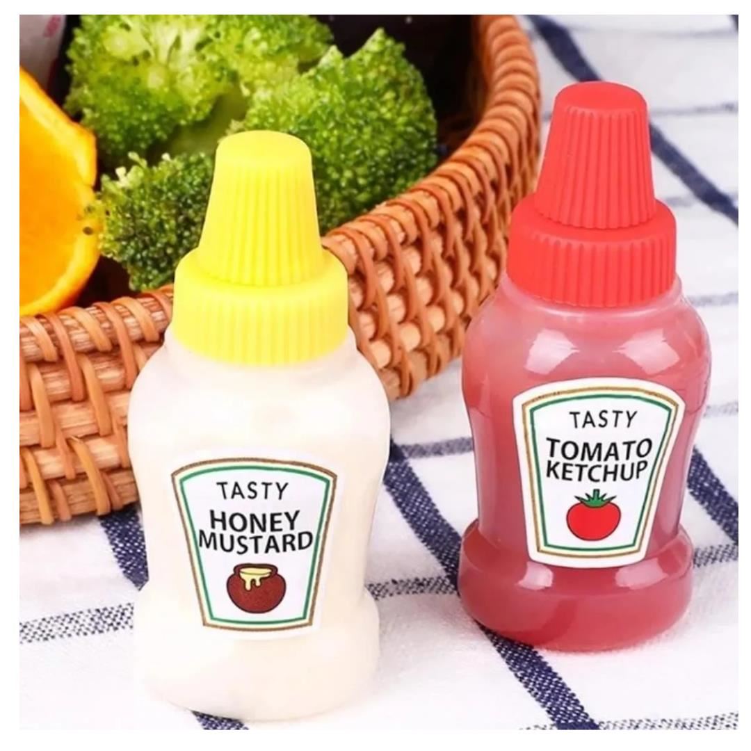 Pack 2 Botellas Para Cremas Dispensadoras Para El Lunch