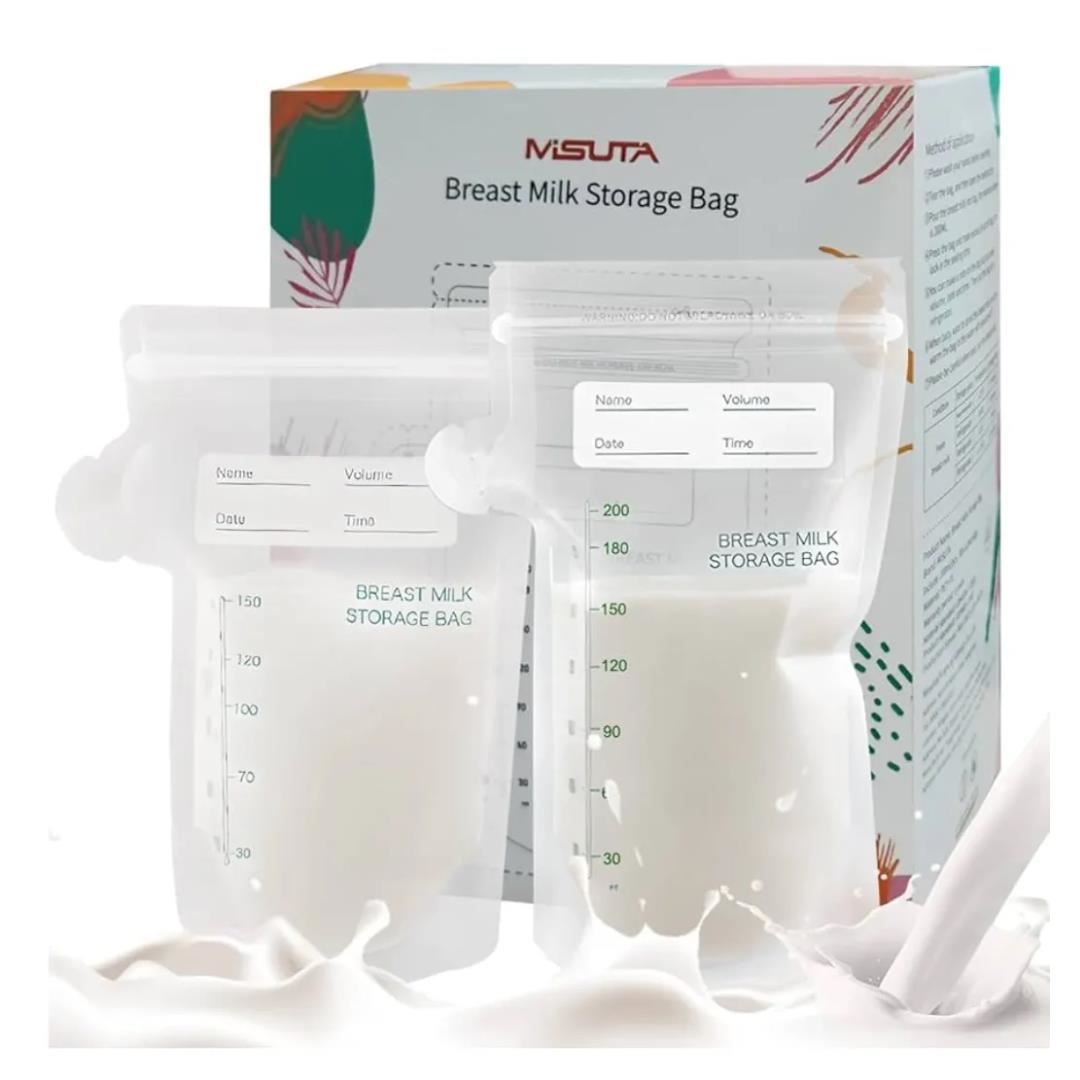 Bolsa De Almacenamiento De Leche Materna 200ml, 20 Pcs