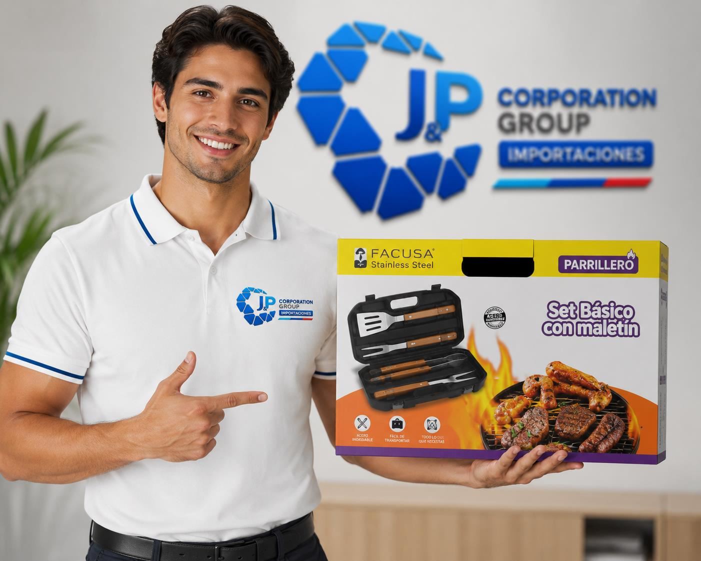 Set Parrillero con Maletin