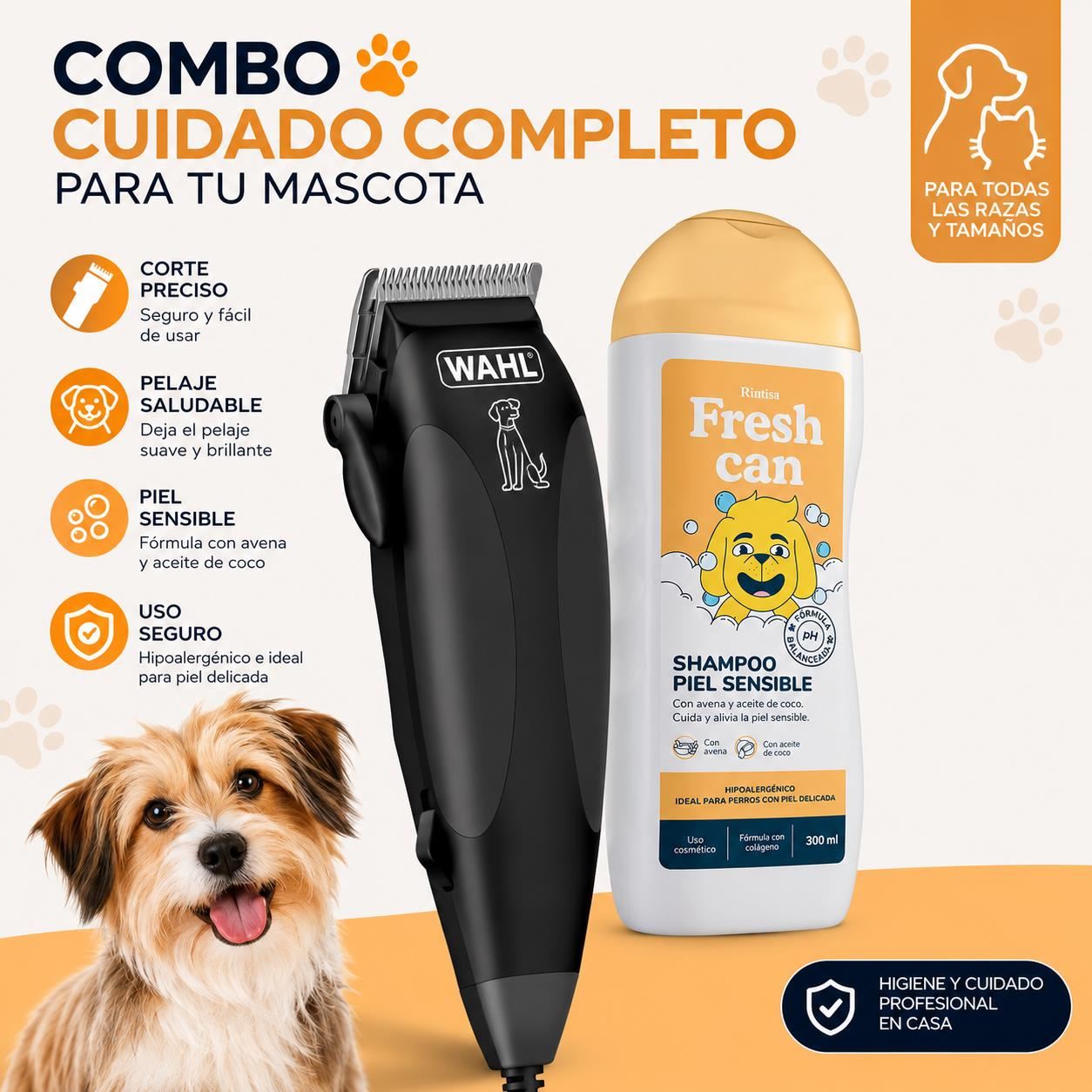 Combo Spa y Corte para Mascotas Sensibles