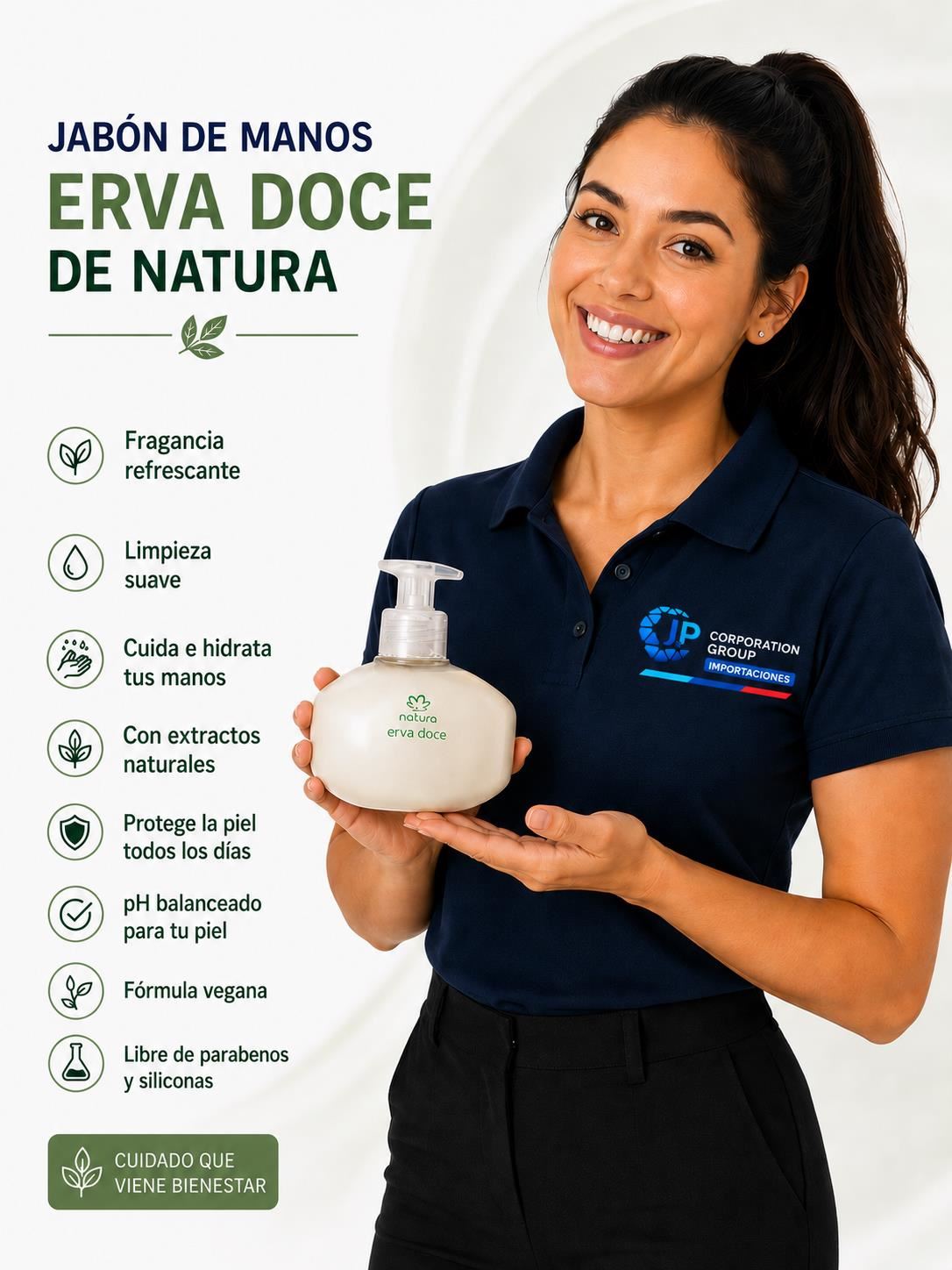 Natura - Erva Doce Jabón Cremoso para Manos 250ml