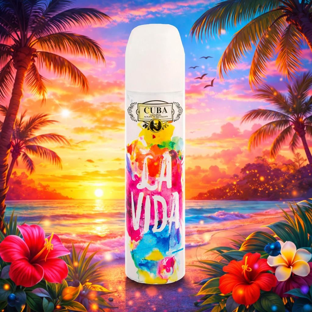 Perfume Cuba La Vida Women Aroma Oriental Floral Femenino