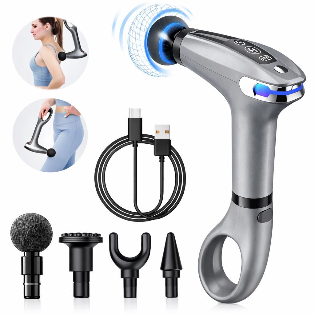 Pistola de Masaje Muscular Inalámbrica de Percusión para Uso Corporal