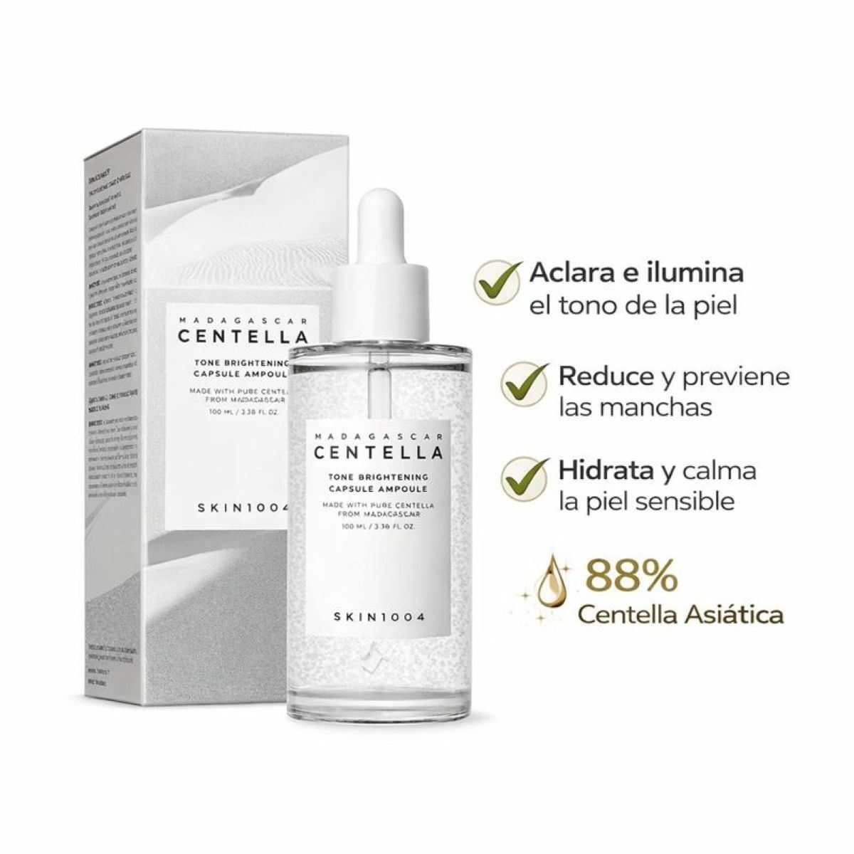 SKIN1004 100ML MADAGASCAR CENTELLA TONE BRIGHTENING CAPSULE AMPOULE