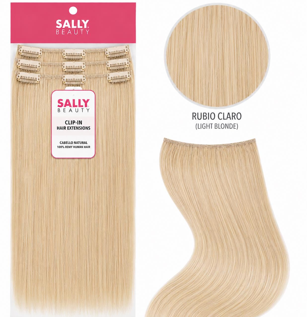 Extenciones Rubio Claro - Sally