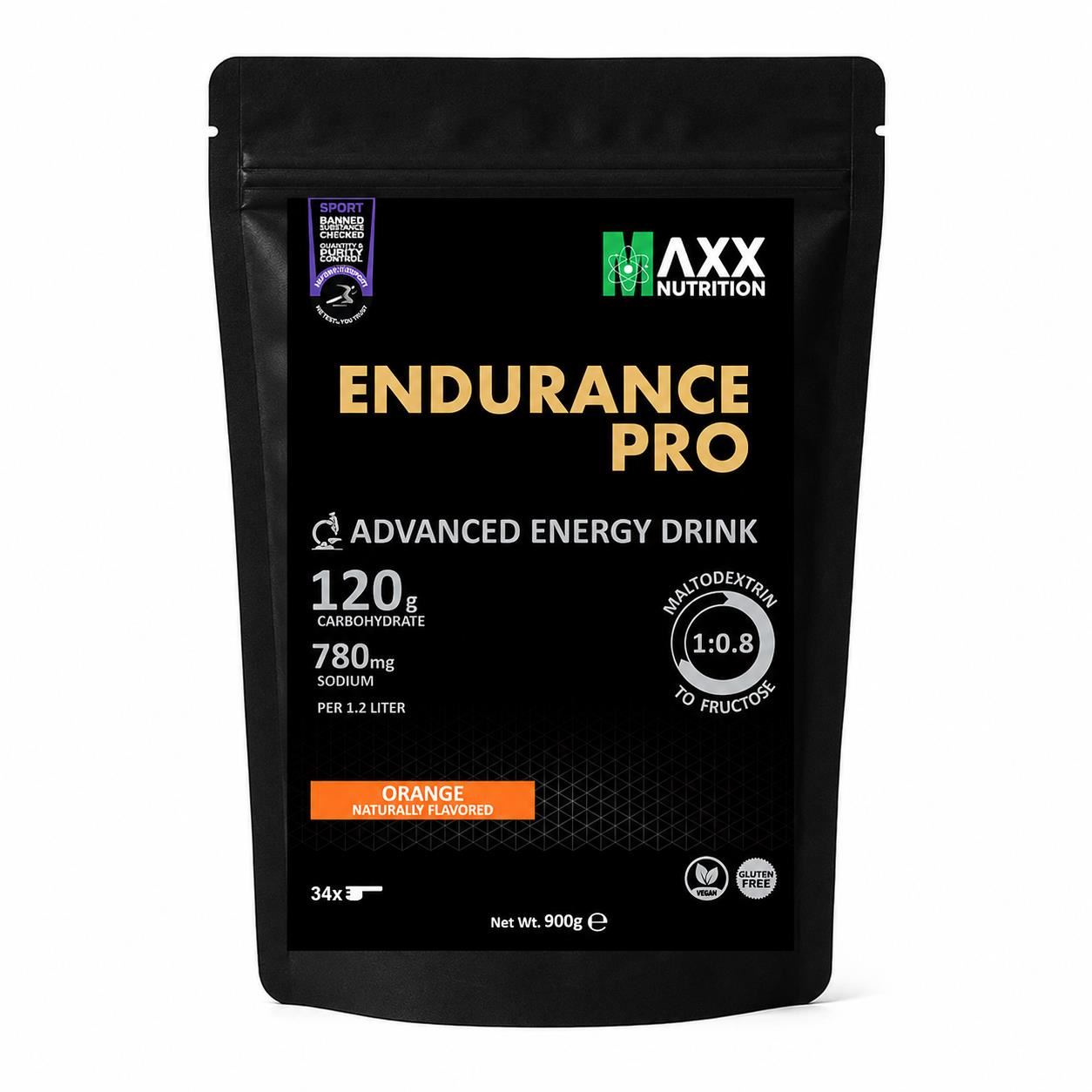ENDURANCE PRO™ Energy Drink Mix 900g - 34 serv.