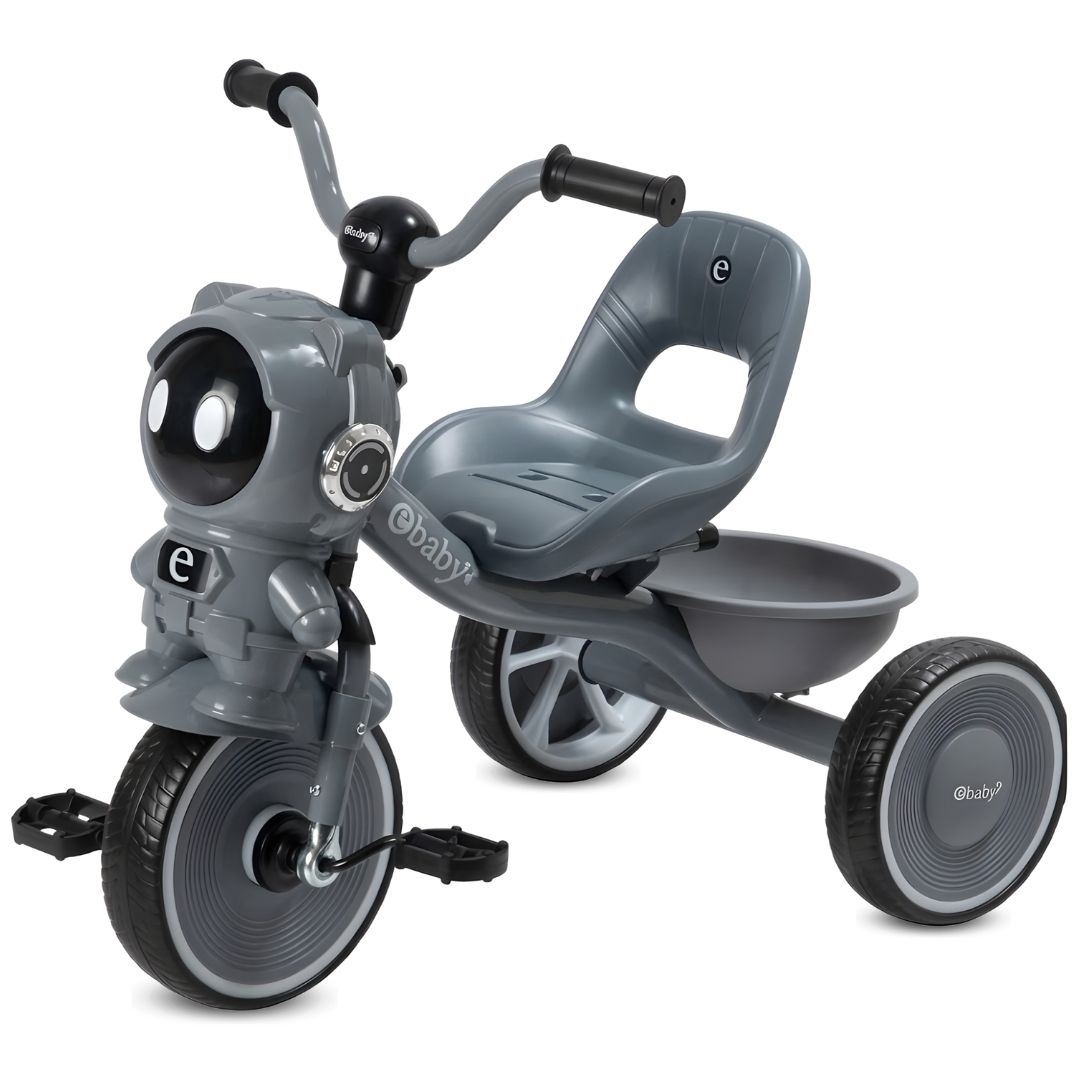 Triciclo Chavito Musical «CHIP» para Niños Gray