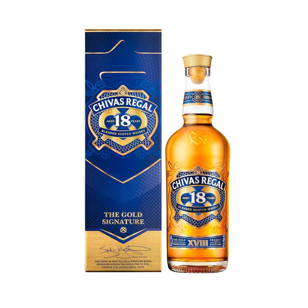 WHISKY CHIVAS REGAL 18 Años 700 ML