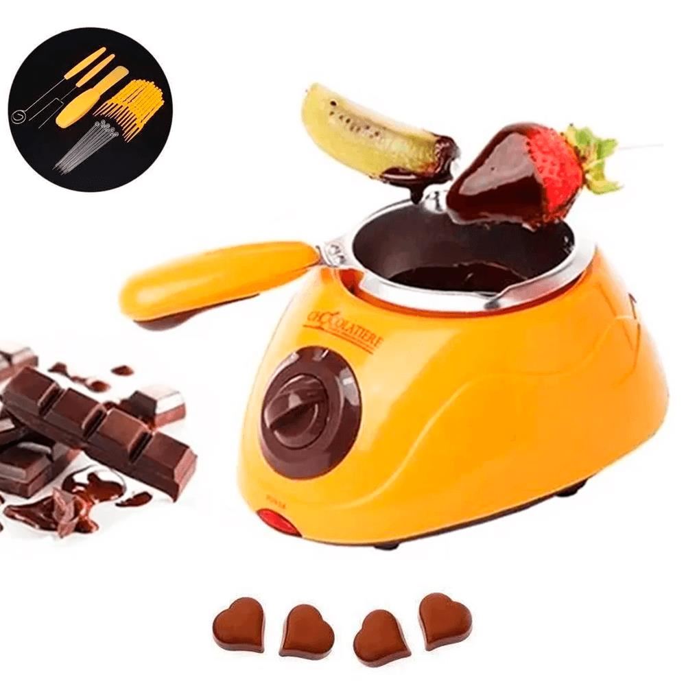objetivo Necesito oler Chocolatera Eléctrica Maquina Fondue para Derretir Chocolate Incluye Moldes  | Juntoz