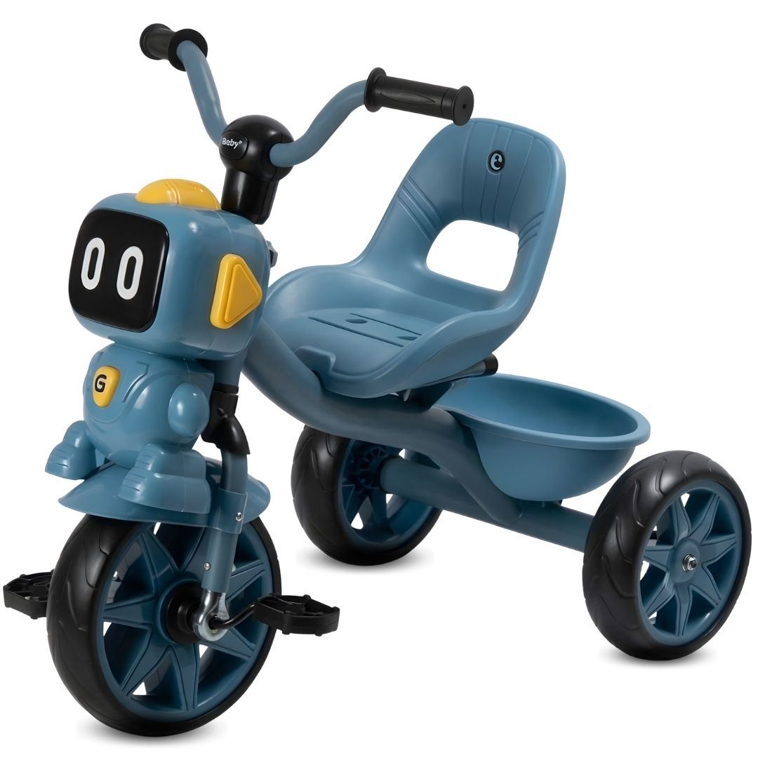 Triciclo Chavito Musical «CHOP» con Diseño a Pedales Blue