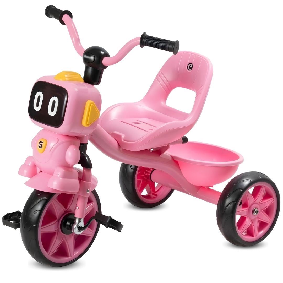 Triciclo Chavito Musical «CHOP» con Diseño a Pedales Pink