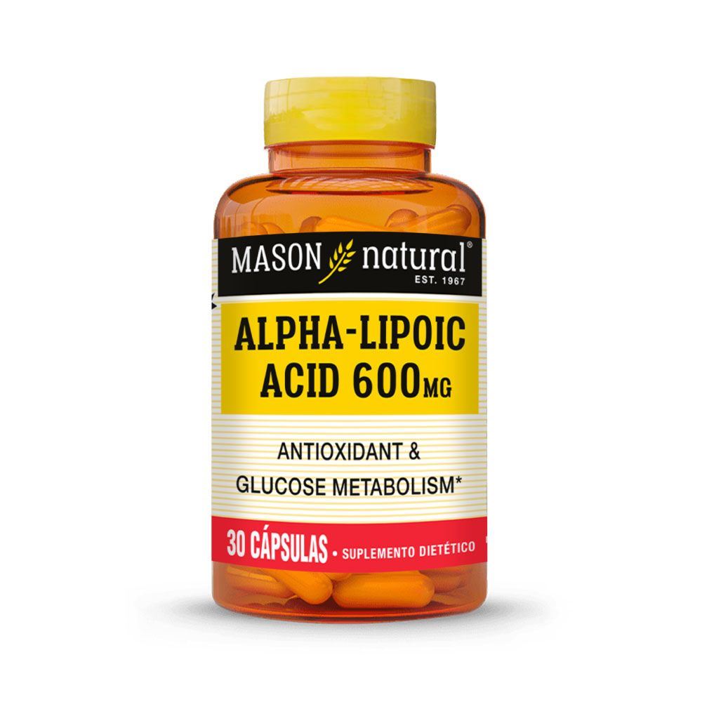 Mason Acido Alpha Lipoico 600 Mg - Frasco 30 UN