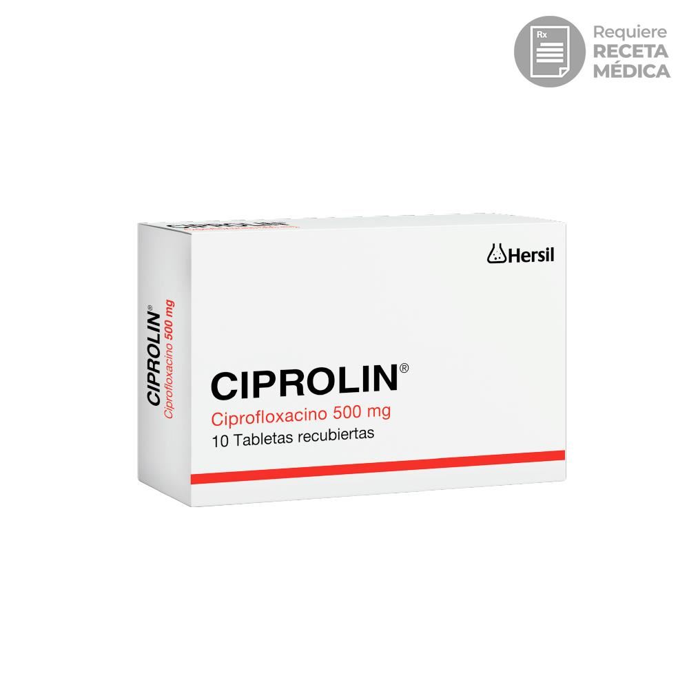 Ciprolin 500 mg Tabletas Recubiertas