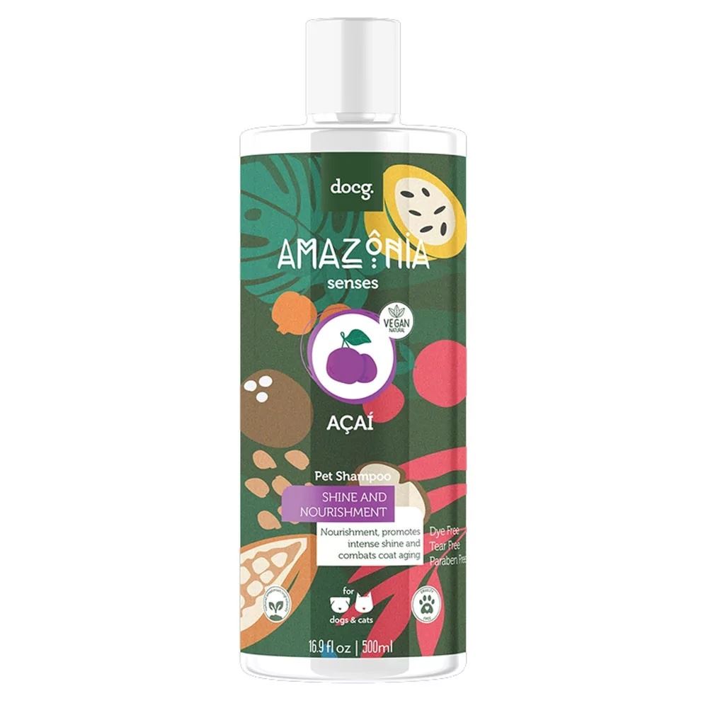 Shampoo para Perros y Gatos Amazonia Senses Acai 500ml